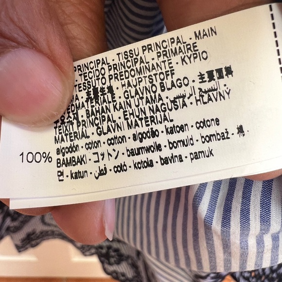 Zara Smocked Off Shoulder Maxi Dress Embroidered Cottagecore Coastal - Picture 5 of 7